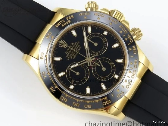 MiroTime 0207 Daytona 116518 QF 1:1 Best Edition Black Dial on Oysterflex Strap SH4130 V3 (Gain Weight) TravelReady 1684